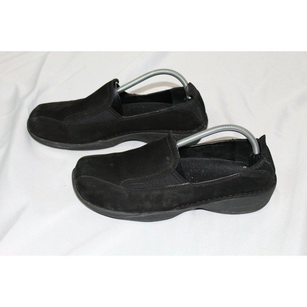 Women’s MERRELL Moc BLACK Suede Slip On Loafers Shoes Size 10 - Picture 4 of 6